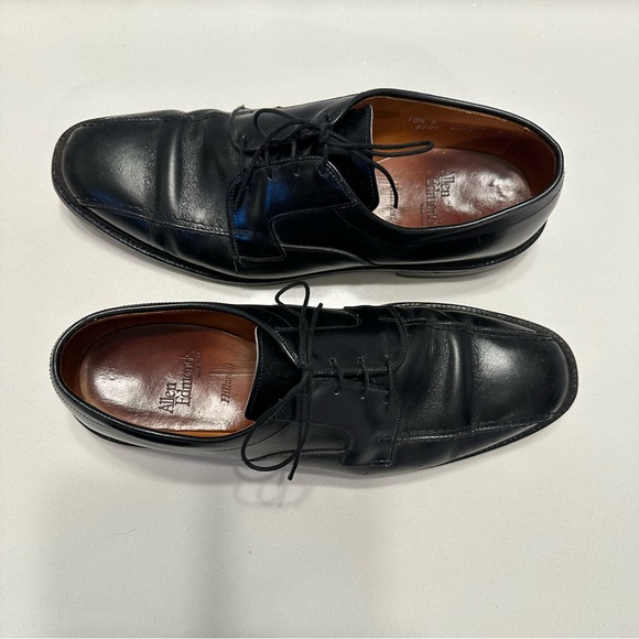 Allen Edmonds Hillcrest Mens Dress Shoes 10.5 D Black Leather Bicycle Toe Career main image 12